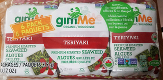 Roasted Seaweed Snacks - Teriyaki (gimMe) SALE